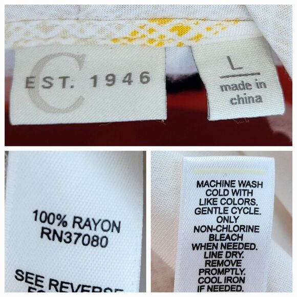 🍑Cato Ivory Striped Lightweight Adjustable Roll Tab Long Sleeve Duster Large - Picture 13 of 14